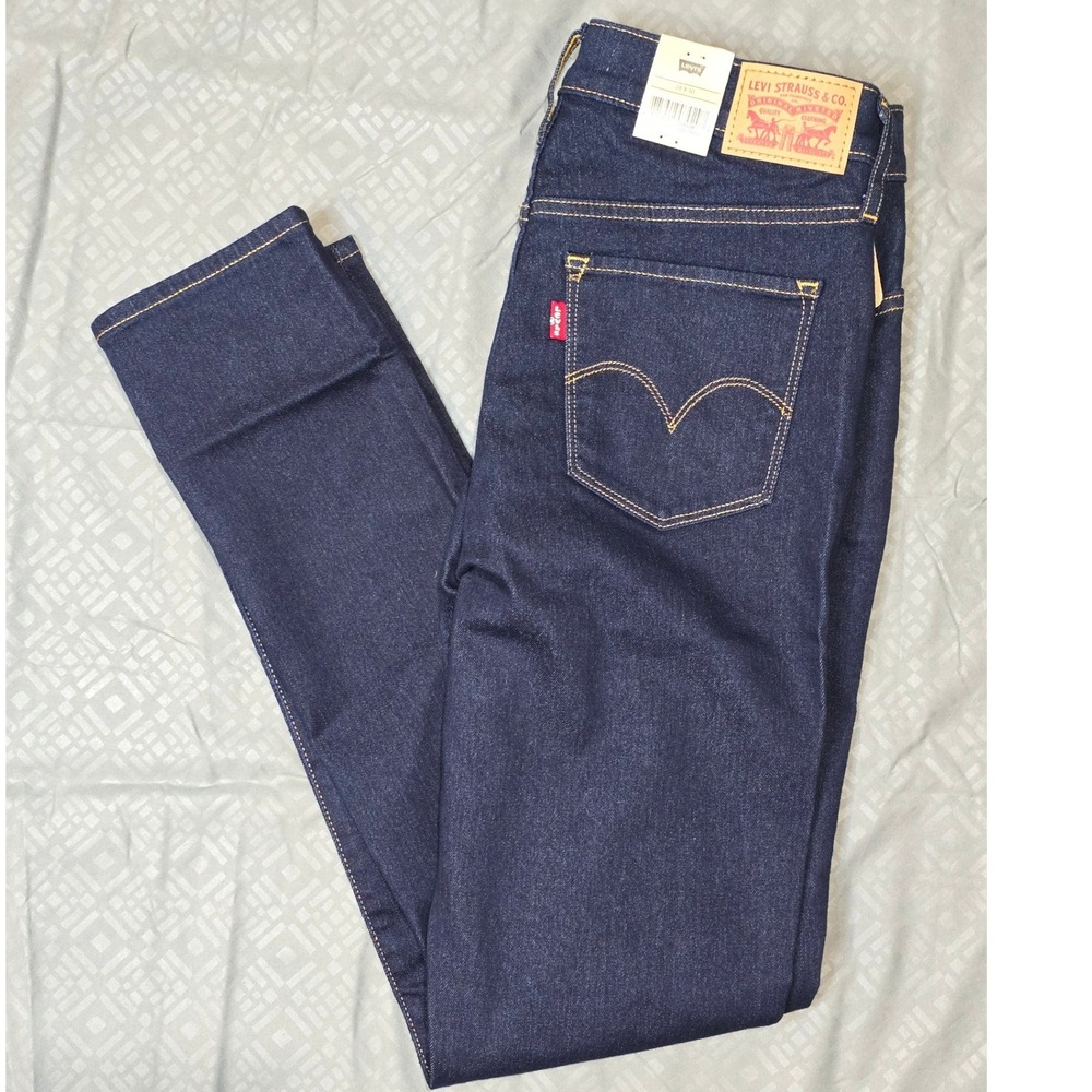 NWT‎ Levi Strauss Co Womens 28/30L 311 Shaping Skinny Dark Wash Jeans
